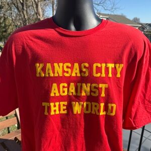 BraakingT: Kansas City Graphic Tee “KC Against the World” Size XL